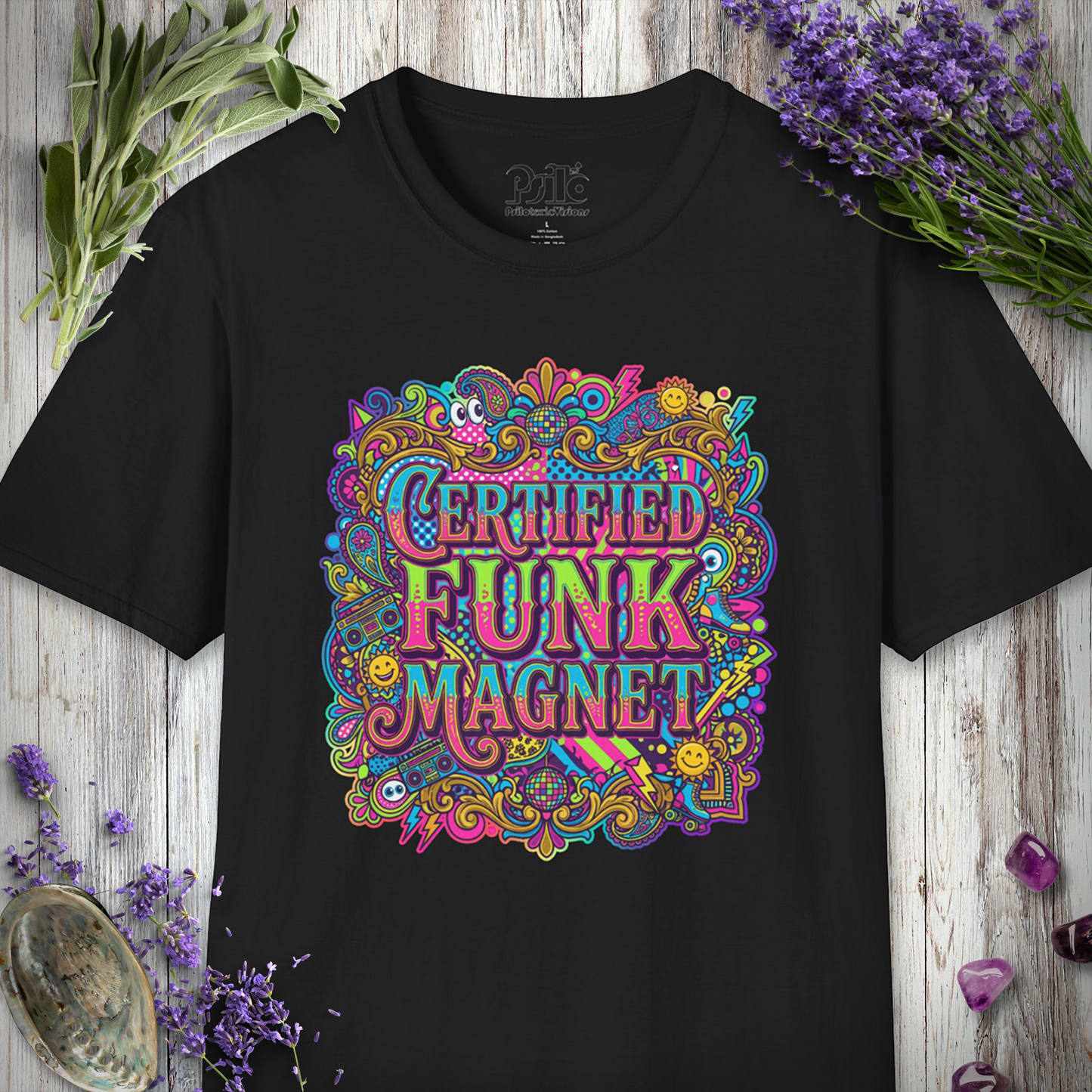"Certified Funk Magnet" T-SHIRT