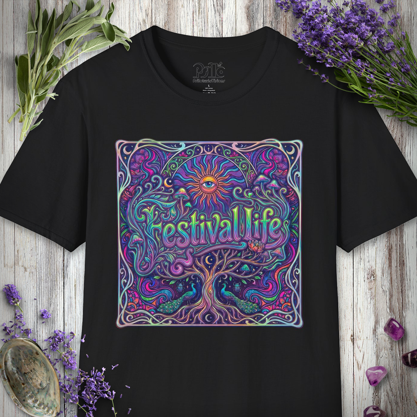 "Festival Life Art Nouveau" T-SHIRT