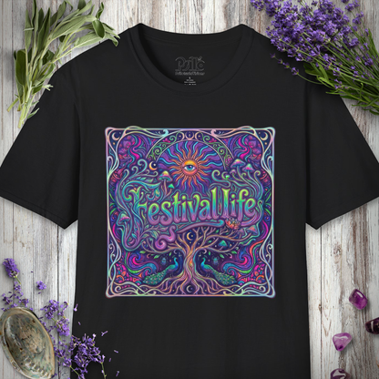 "Festival Life Art Nouveau" T-SHIRT