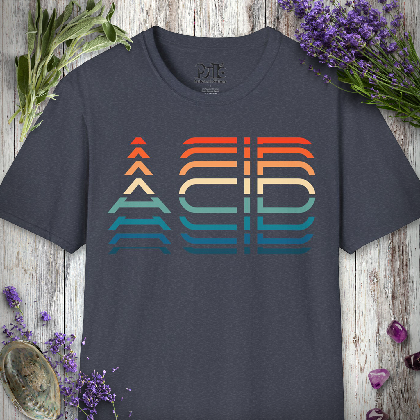 Acid Text Effect T-Shirt