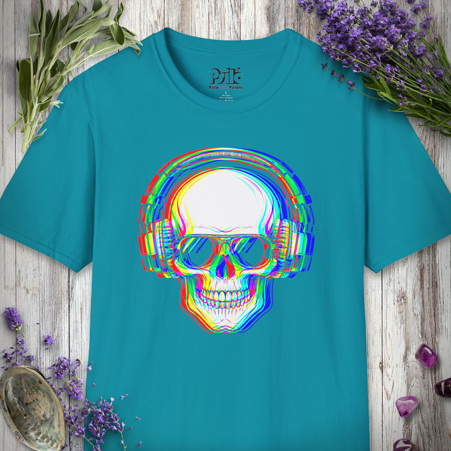 "Skull & Headphones Society" T-SHIRT
