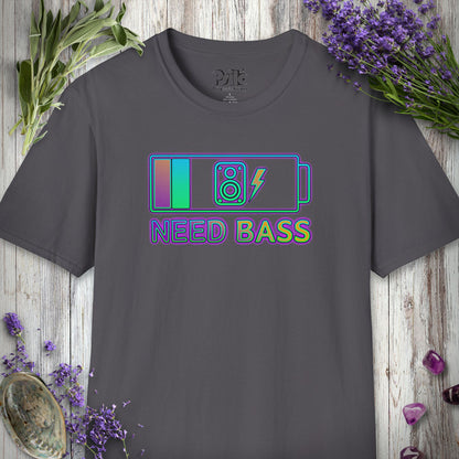 "Battery Low Need Bass" T-SHIRT