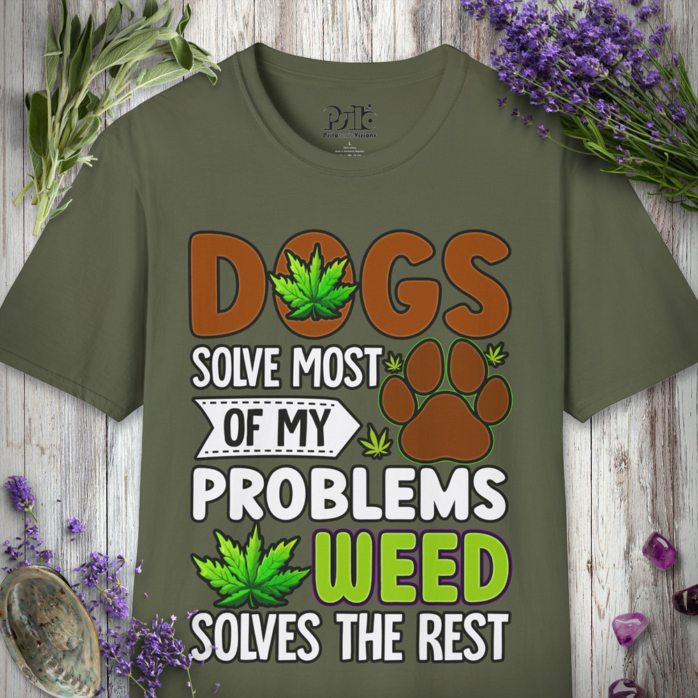 Weed Solves Problems T-SHIRT