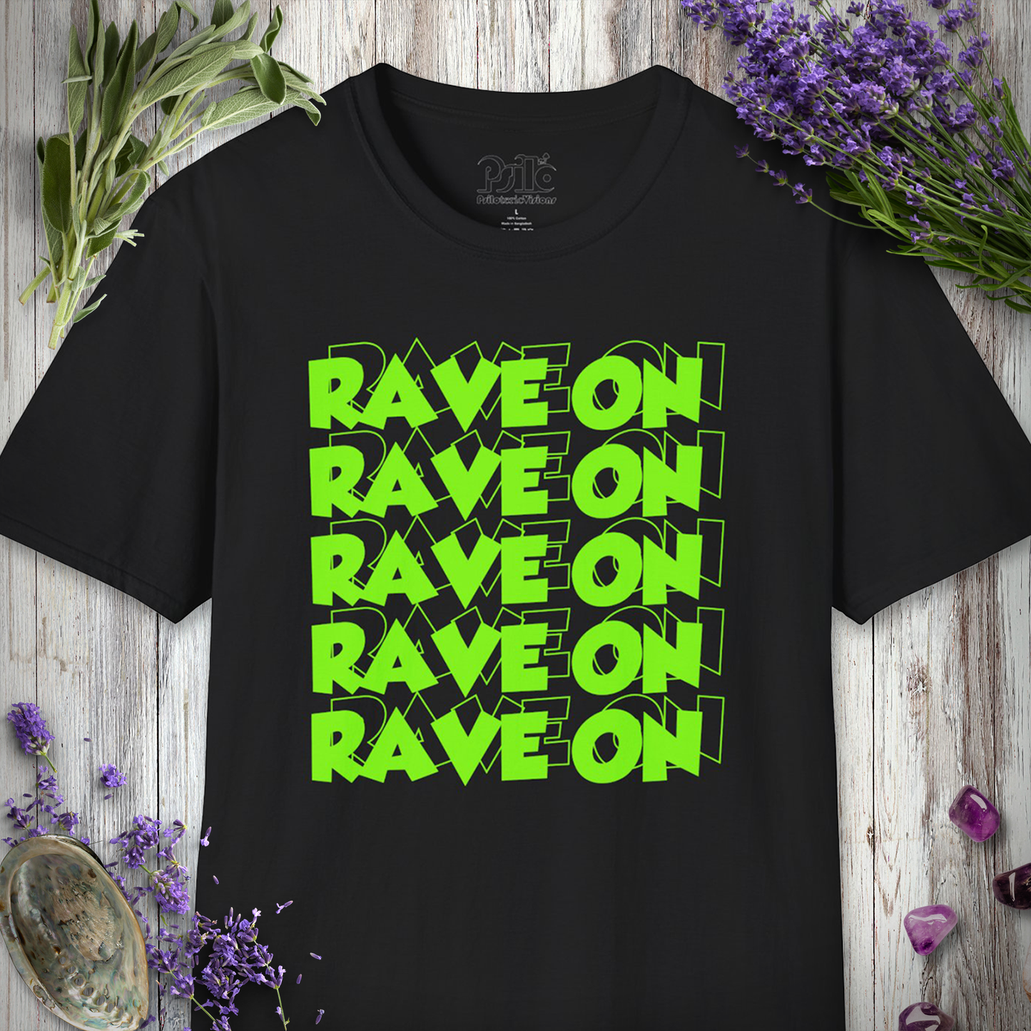 "Rave On Green" T-SHIRT