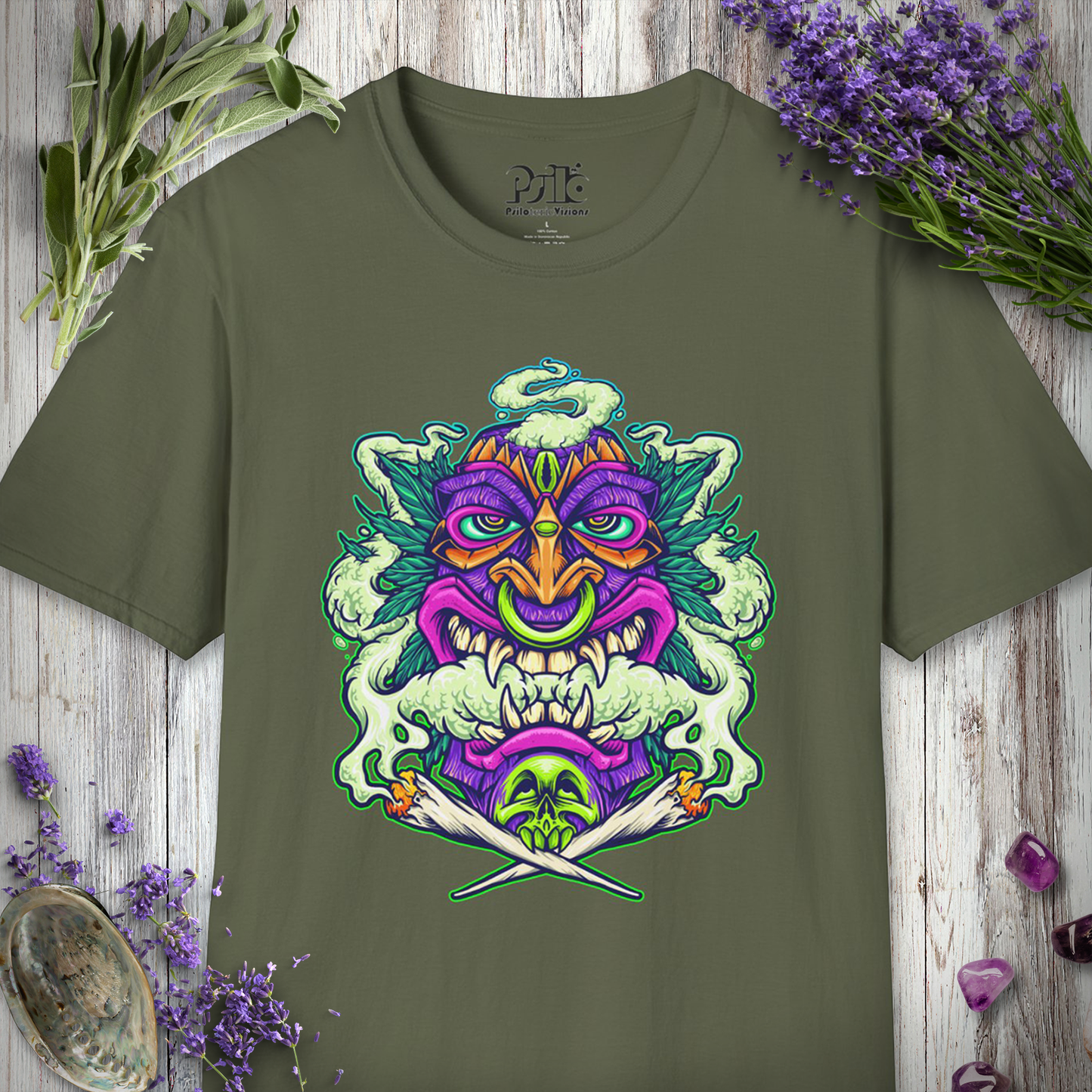 Blitzed Tiki God T-SHIRT