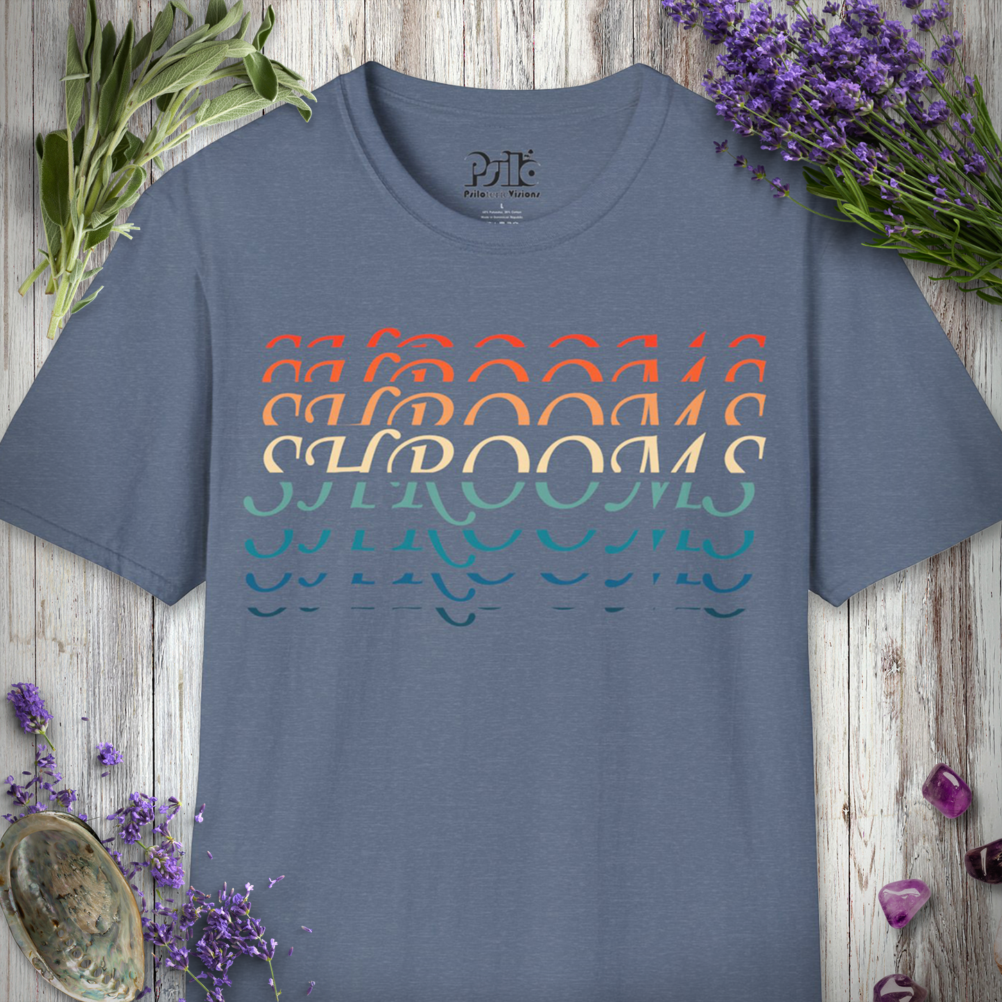 Shrooms Text Effect T-SHIRT