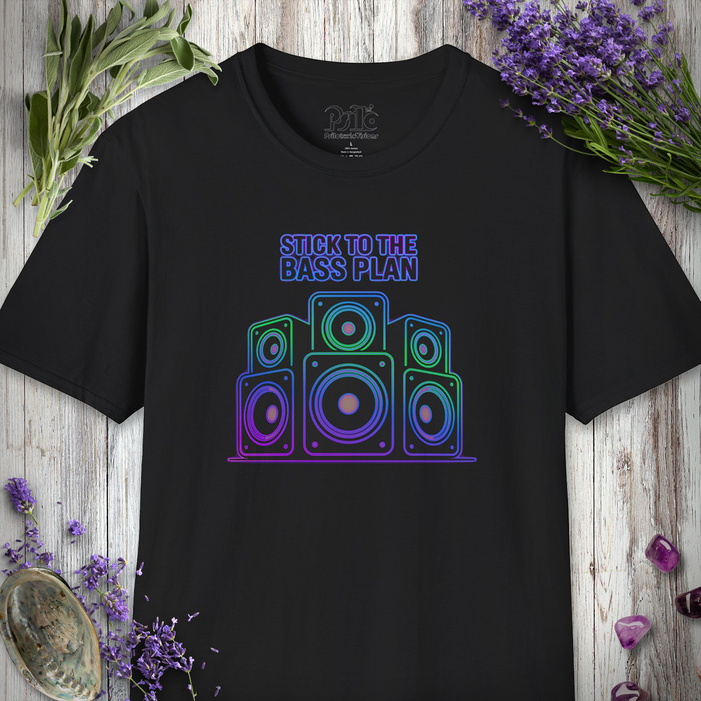 "The Bass Plan (Colored)" T-SHIRT