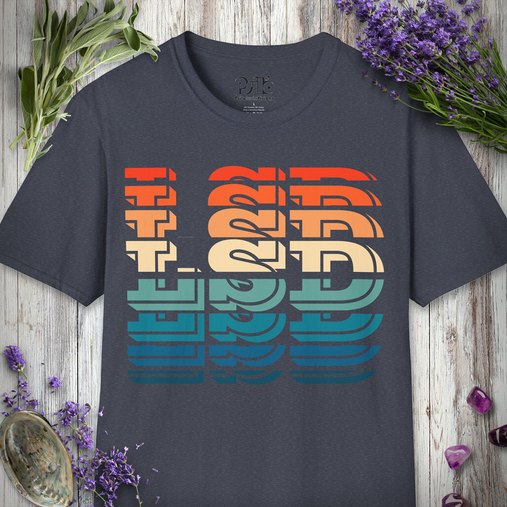 LSD Text Effect T-SHIRT