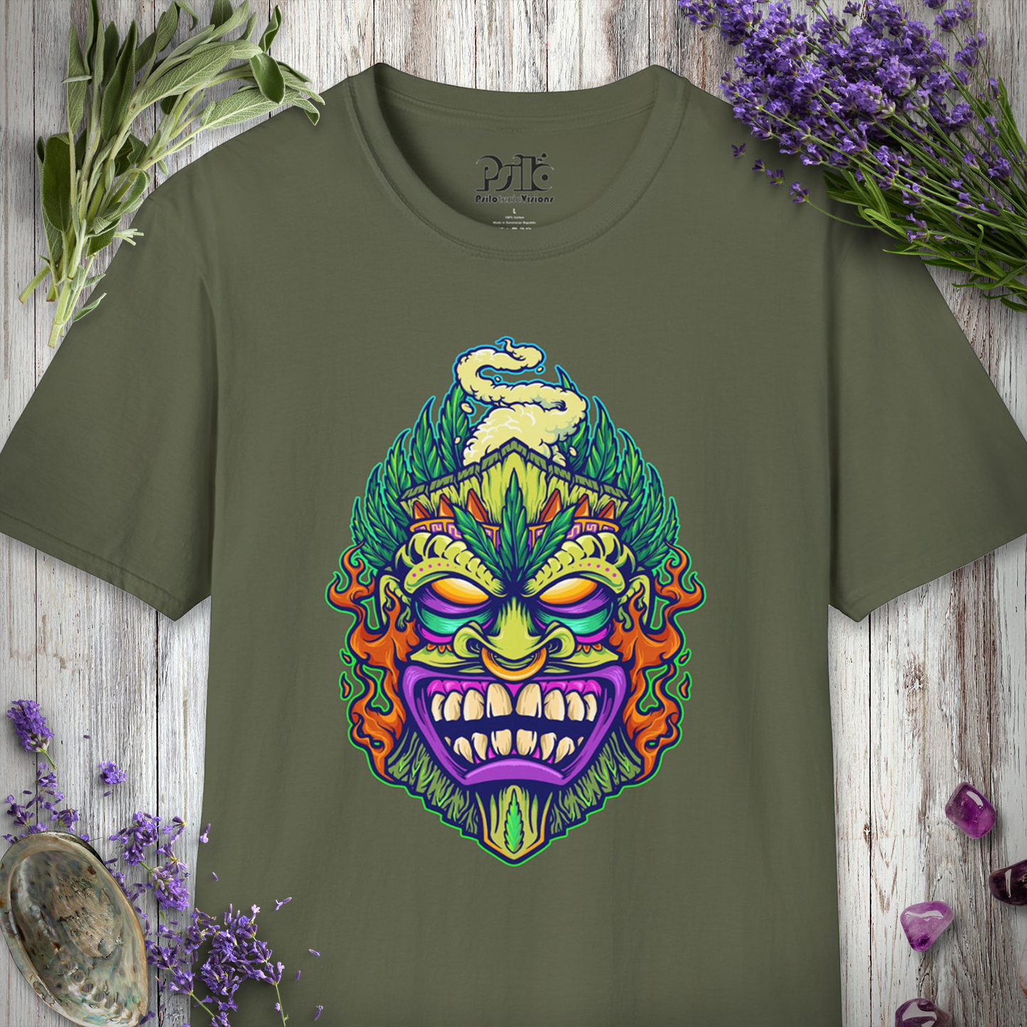 Marijuana Tiki T-SHIRT