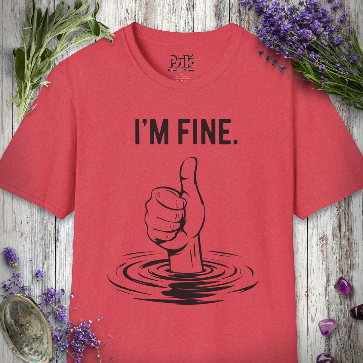 I'm Fine Thumbs UP T-SHIRT