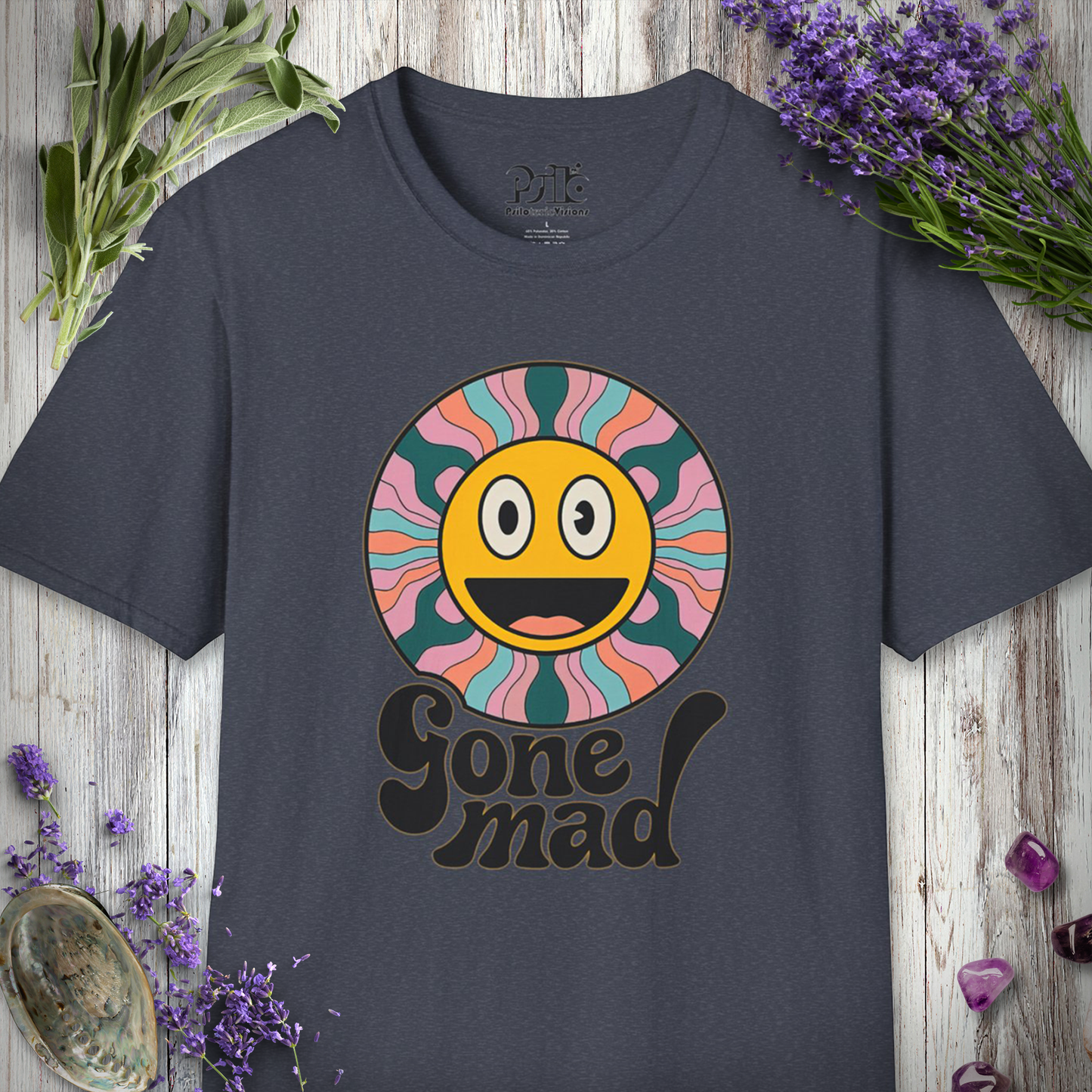 Gone Mad Smiley T-SHIRT