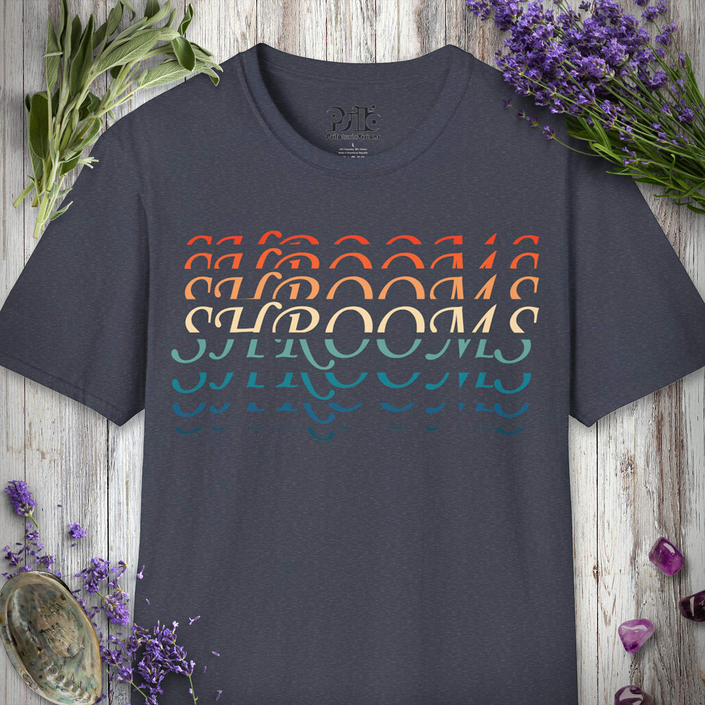 Shrooms Text Effect T-SHIRT