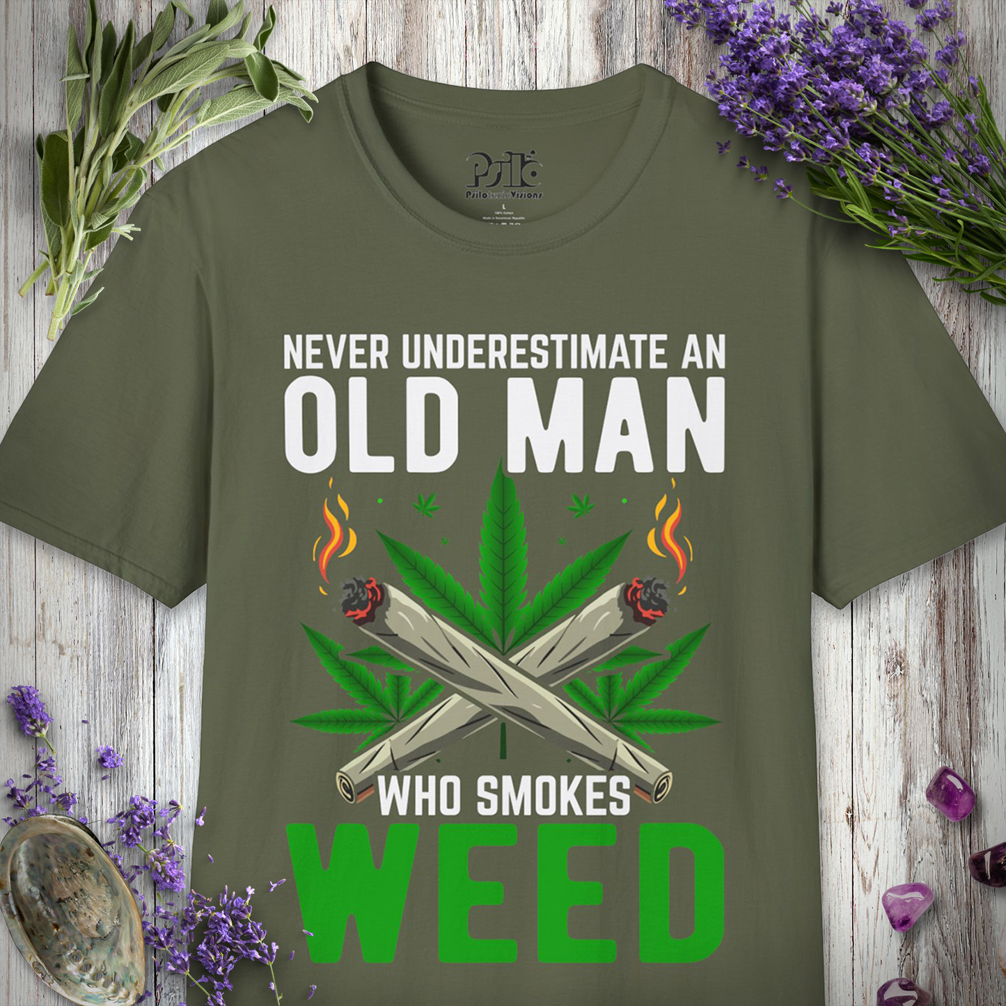 Old Man Weed T-SHIRT