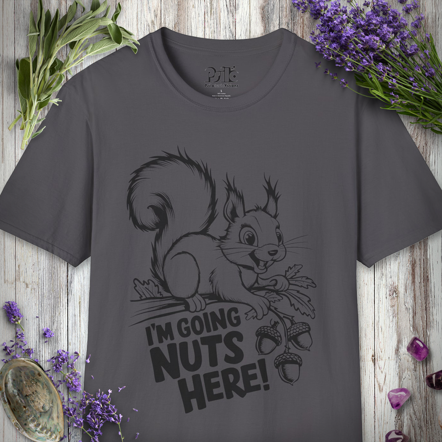 Going Nuts Here T-SHIRT