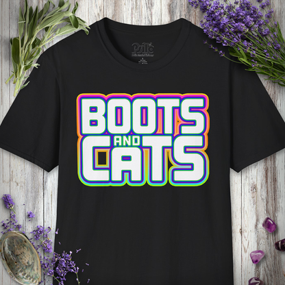 "Boots and Cats (Bold)" T-SHIRT