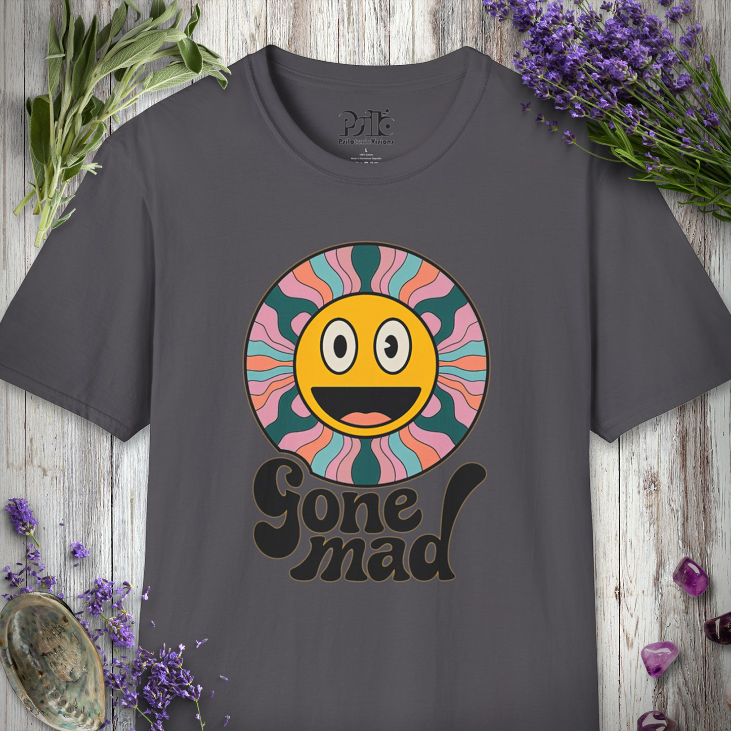 Gone Mad Smiley T-SHIRT