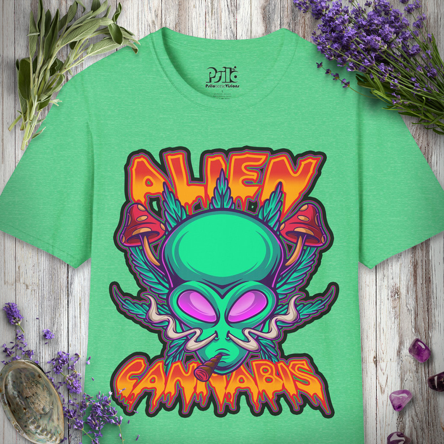 Alien Cannabis T-SHIRT