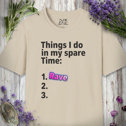 "Spare Time - Rave" T-SHIRT