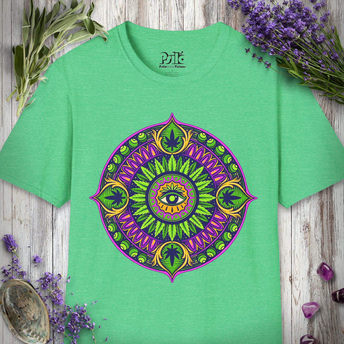 Marijuana Mandala T-SHIRT