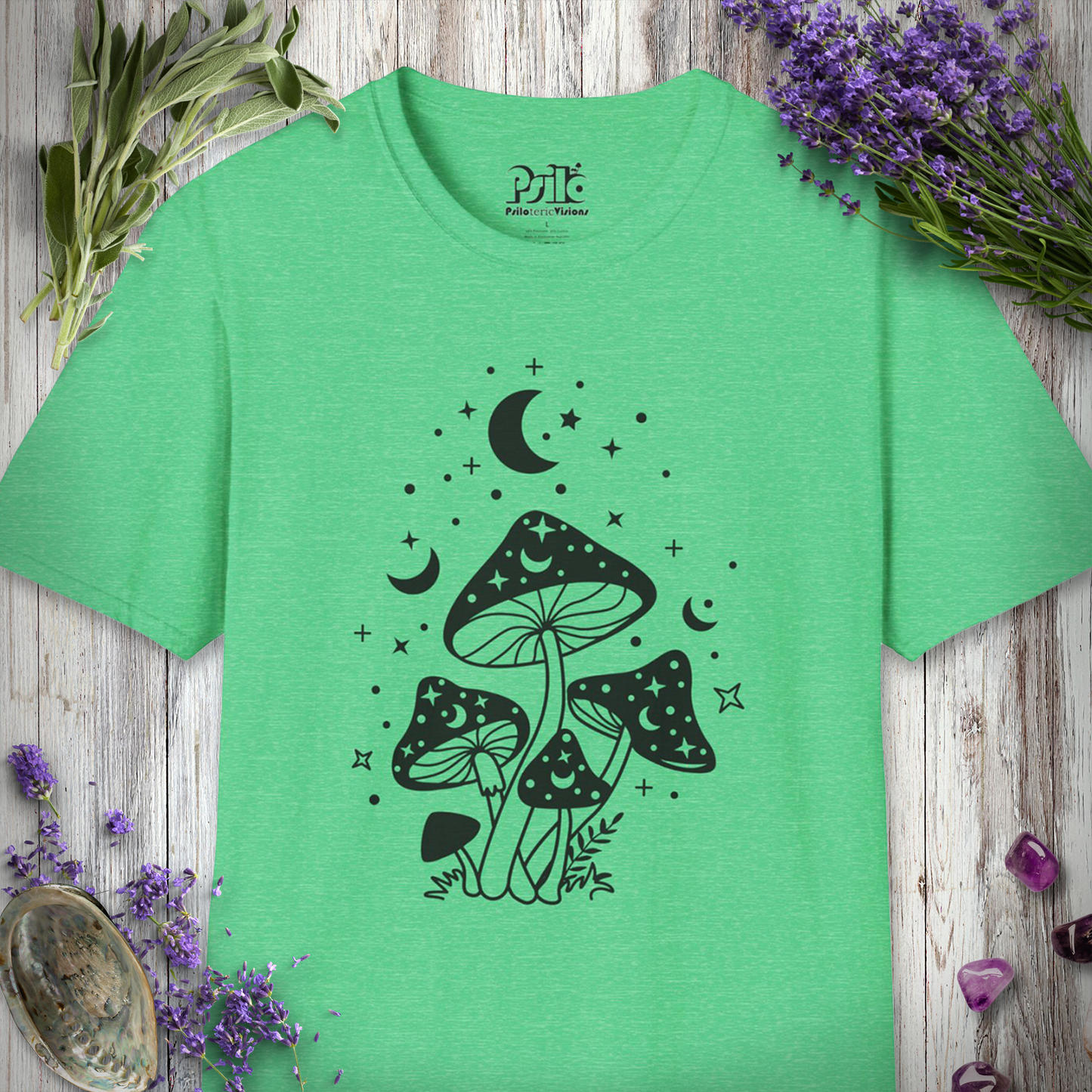 Moonlit Mushrooms T-SHIRT