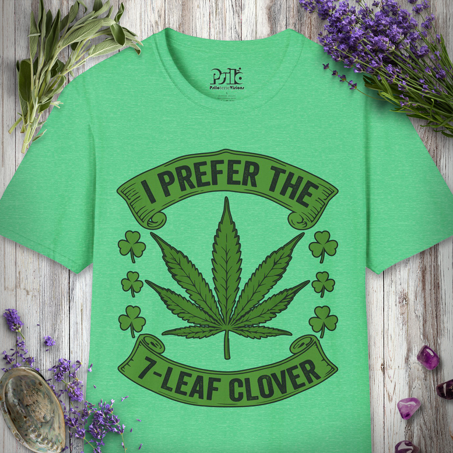 7 Leaf Clover T-SHIRT