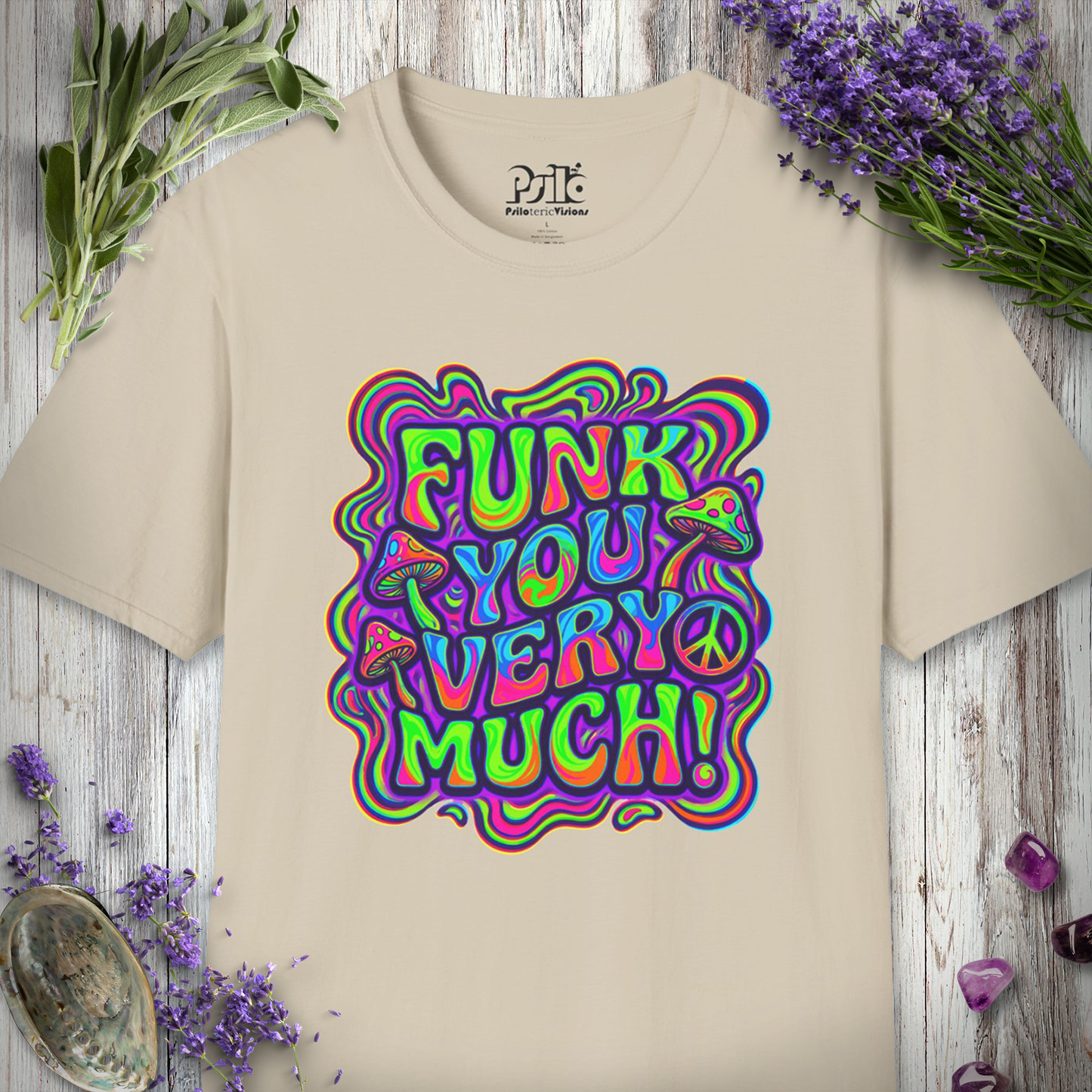 "Funk You Very Much - Neo Mushroom" T-SHIRT
