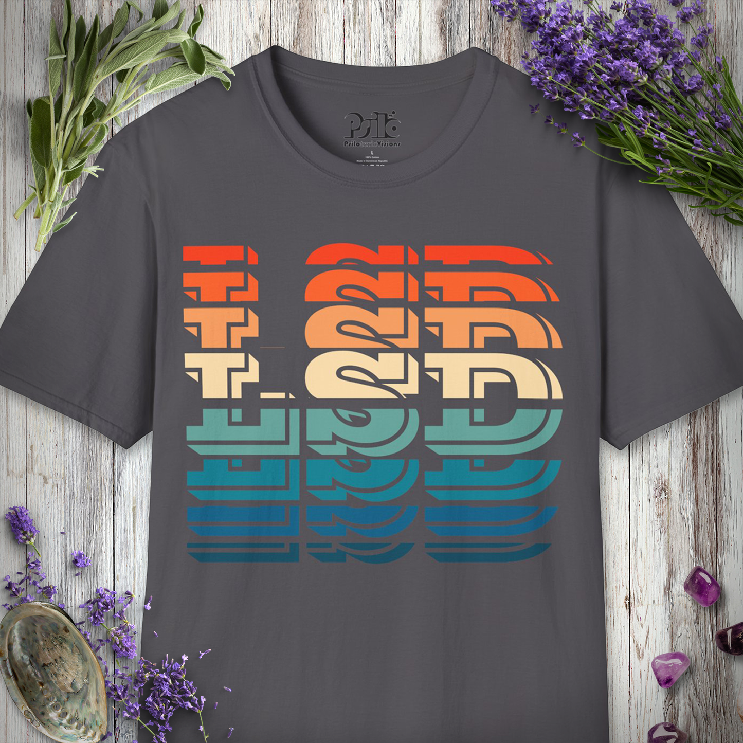 LSD Text Effect T-Shirt