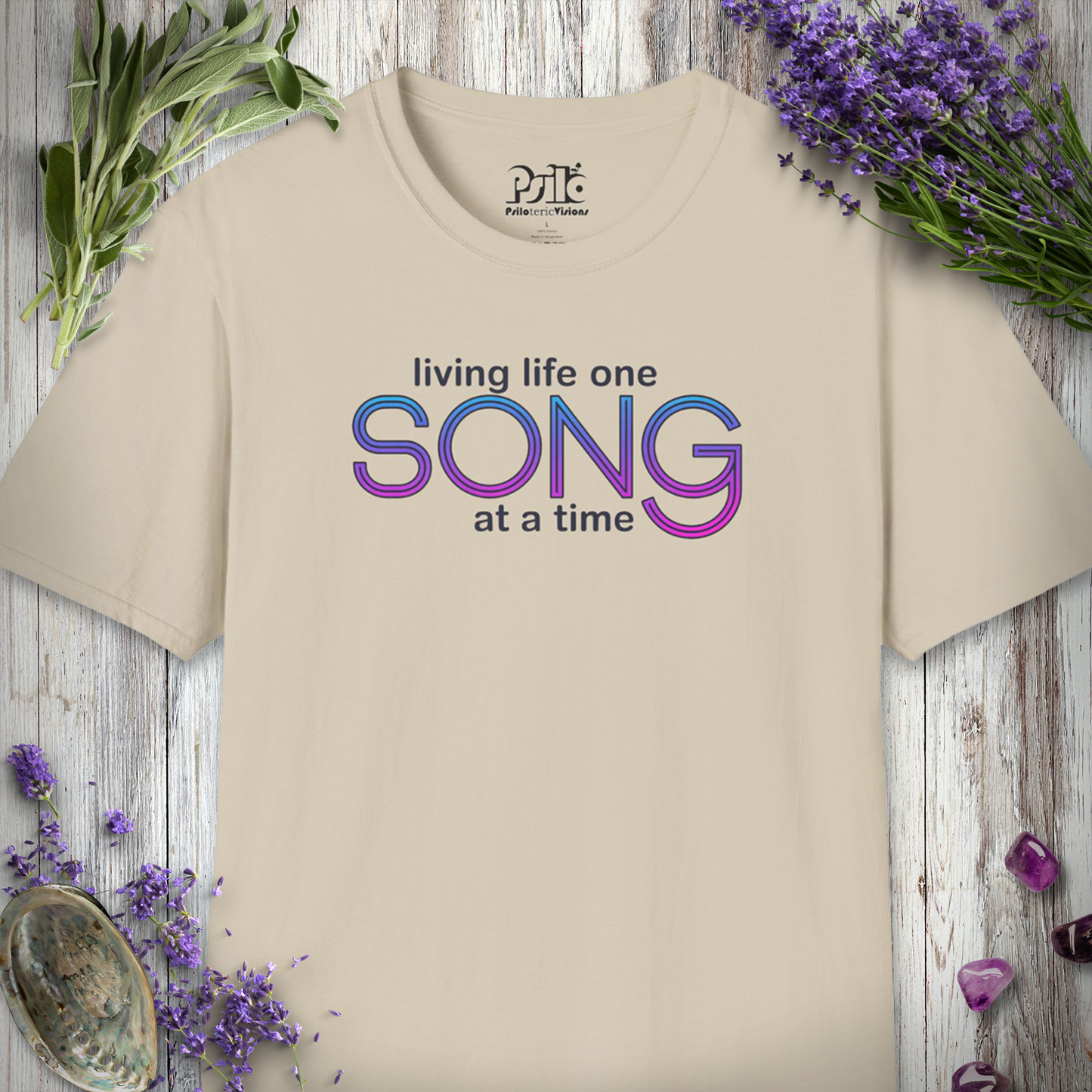 "Living One Song At A Time" T-SHIRT