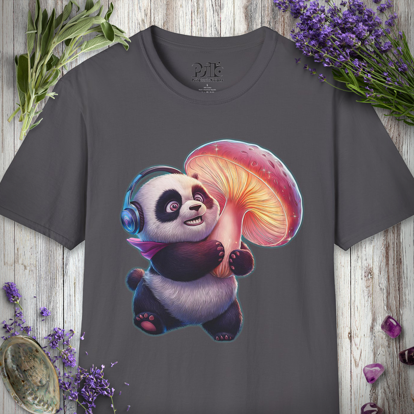 Panda Mushroom T-SHIRT