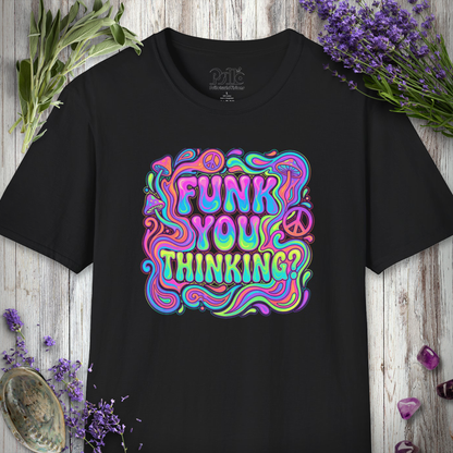"Funk You Thinking (Pastel Neon)" T-SHIRT