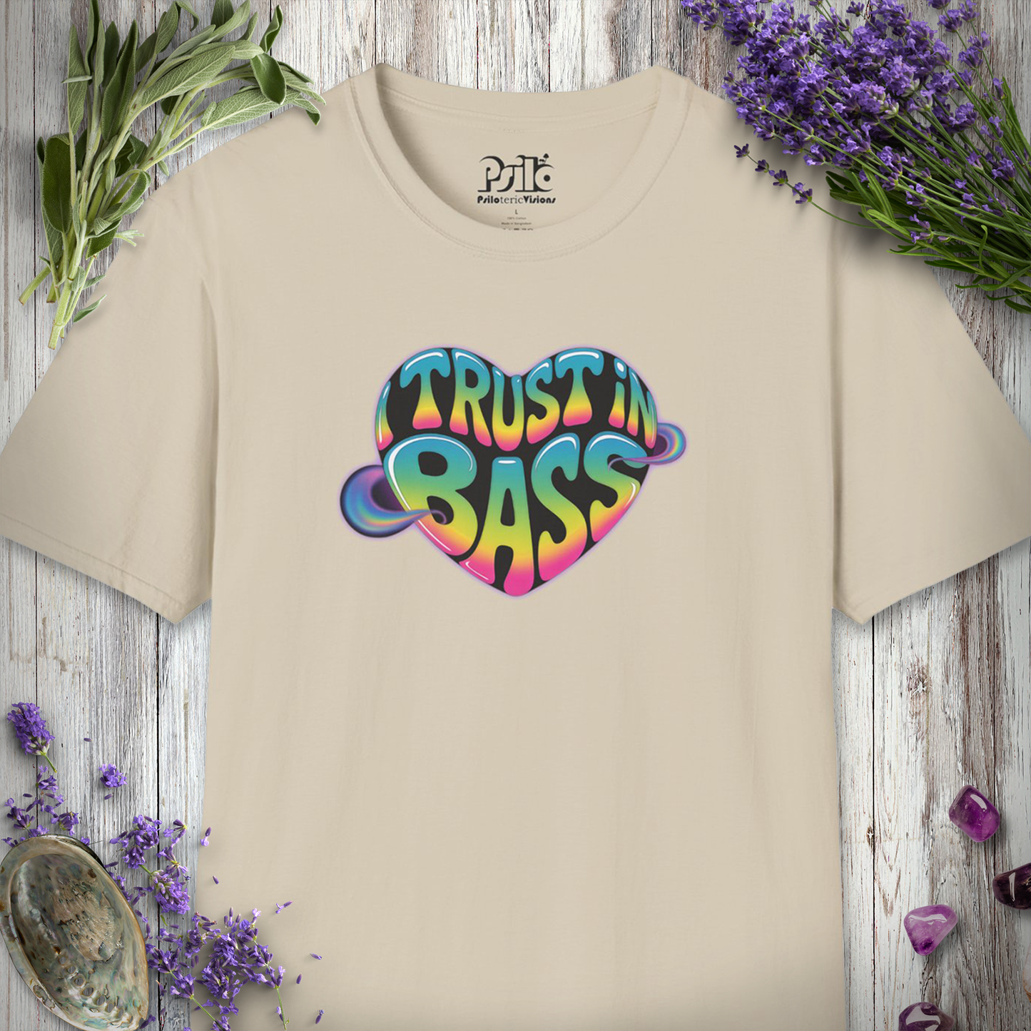 "I Trust In Bass Heart" T-SHIRT
