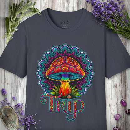 Mushroom Trip Mandala T-SHIRT