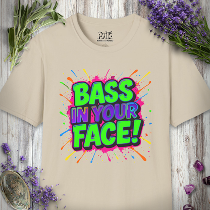 "Bass In Your Face (Paint)" T-SHIRT