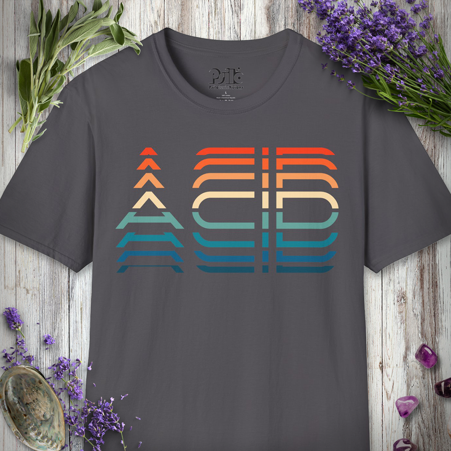 Acid Text Effect T-Shirt