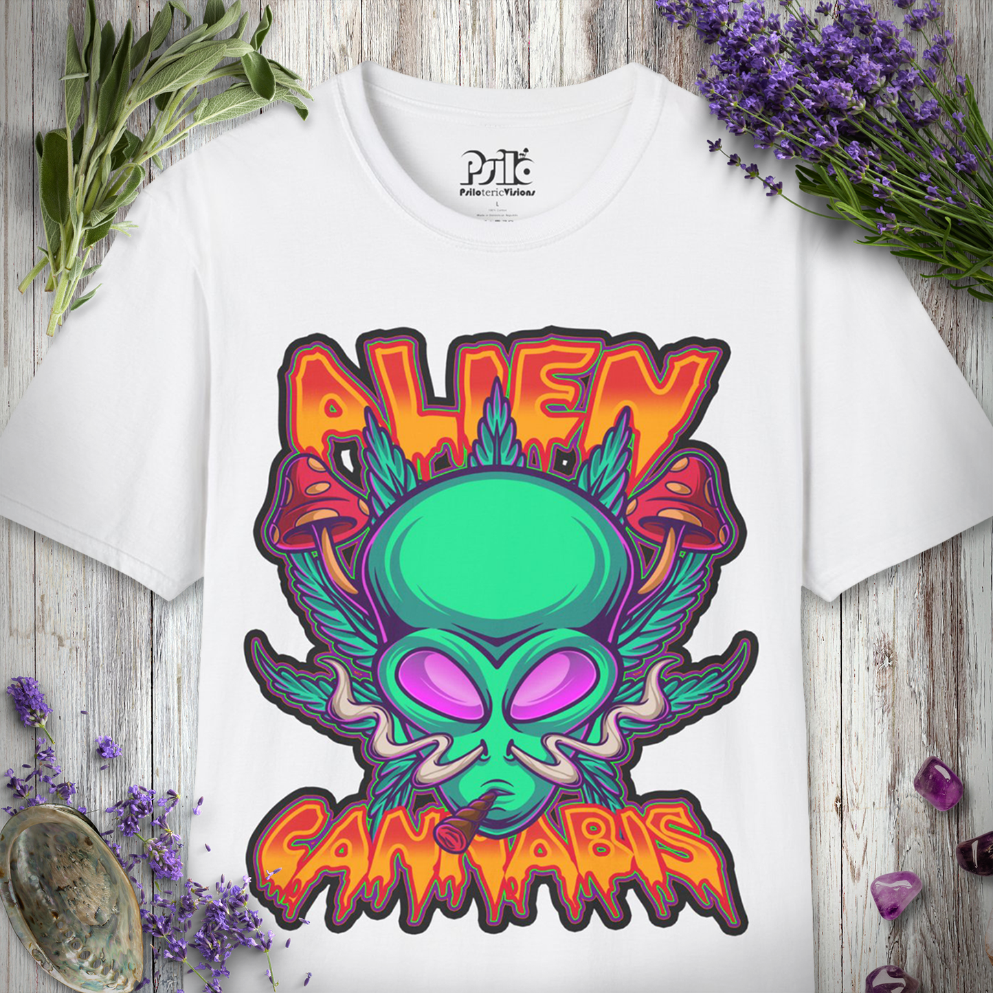 Alien Cannabis T-SHIRT