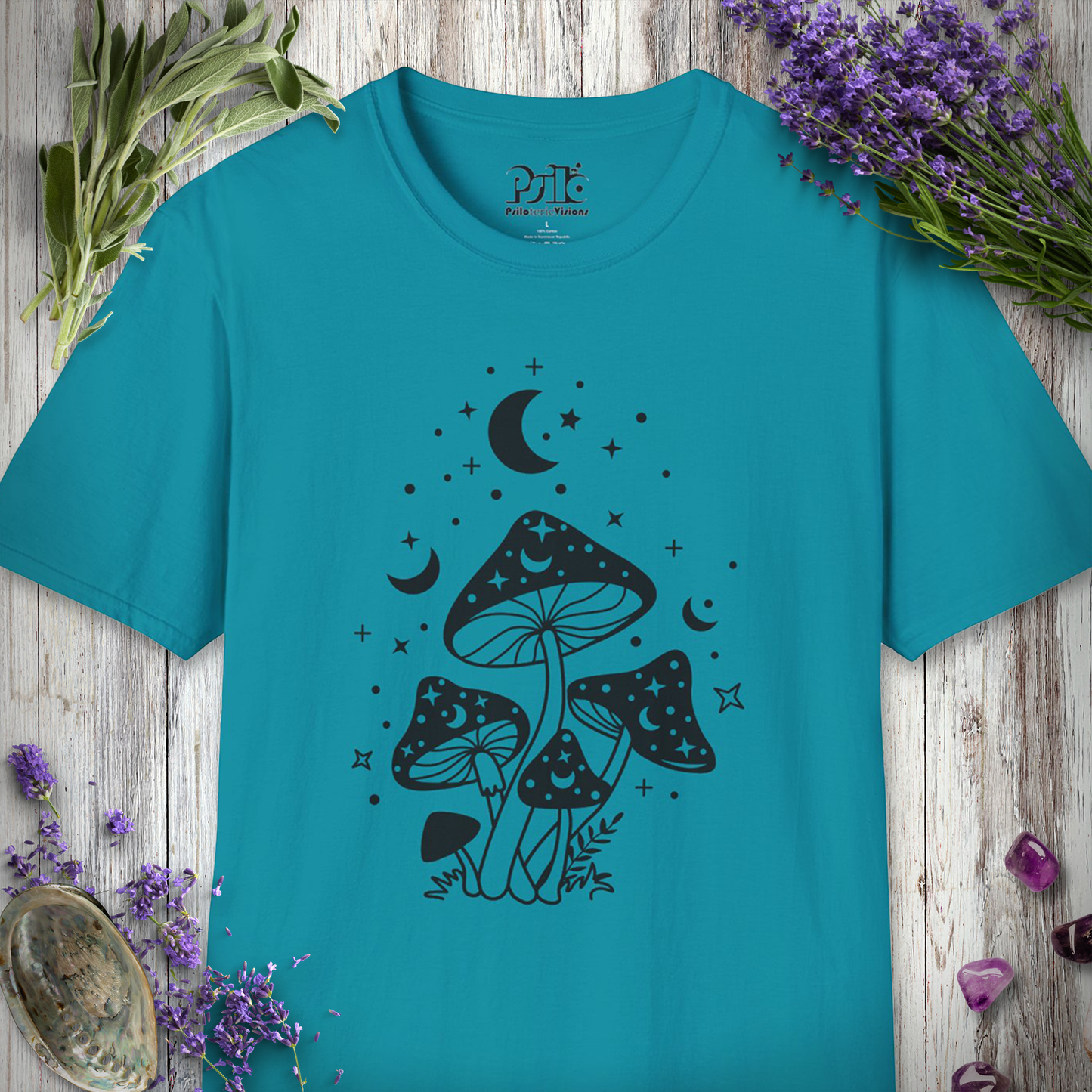 Moonlit Mushrooms T-SHIRT