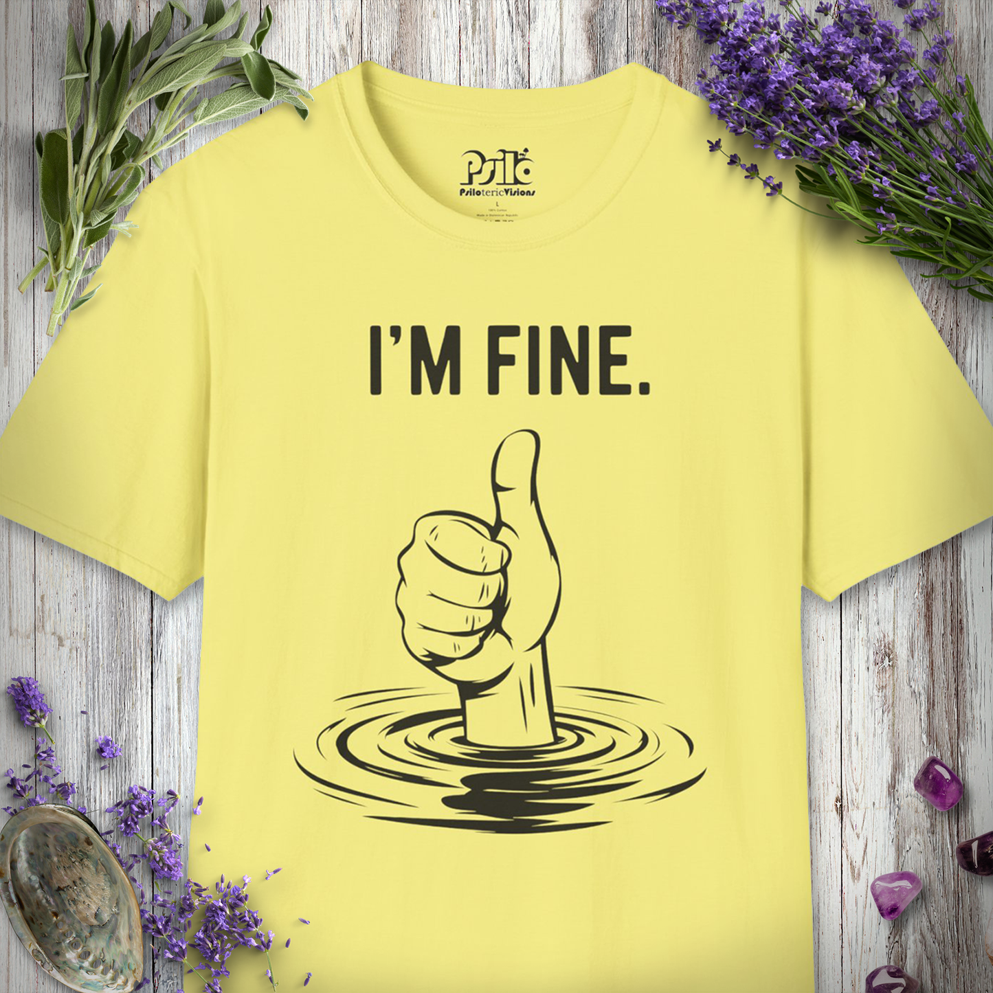 I'm Fine Thumbs UP T-SHIRT