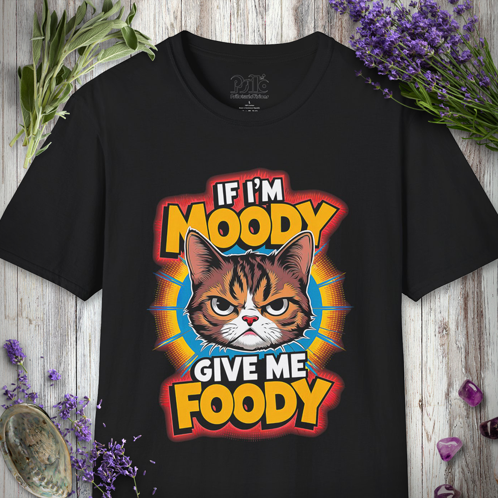 If I'm Moody Give Me Foody T-SHIRT