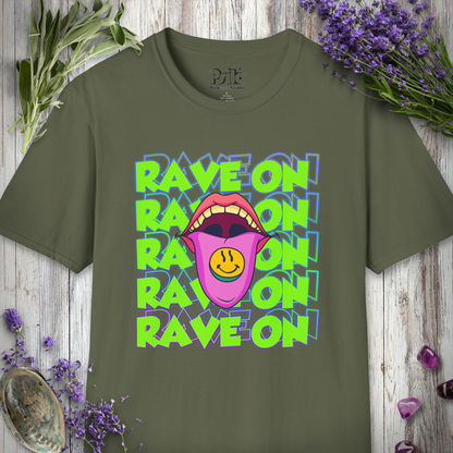 "Rave On Tongue" T-SHIRT
