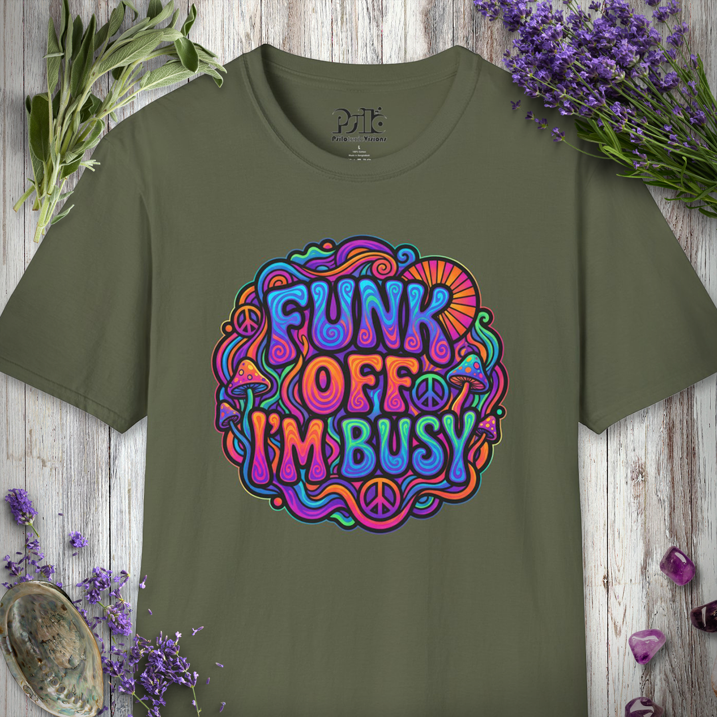"Funk Off Mushrooms" T-SHIRT