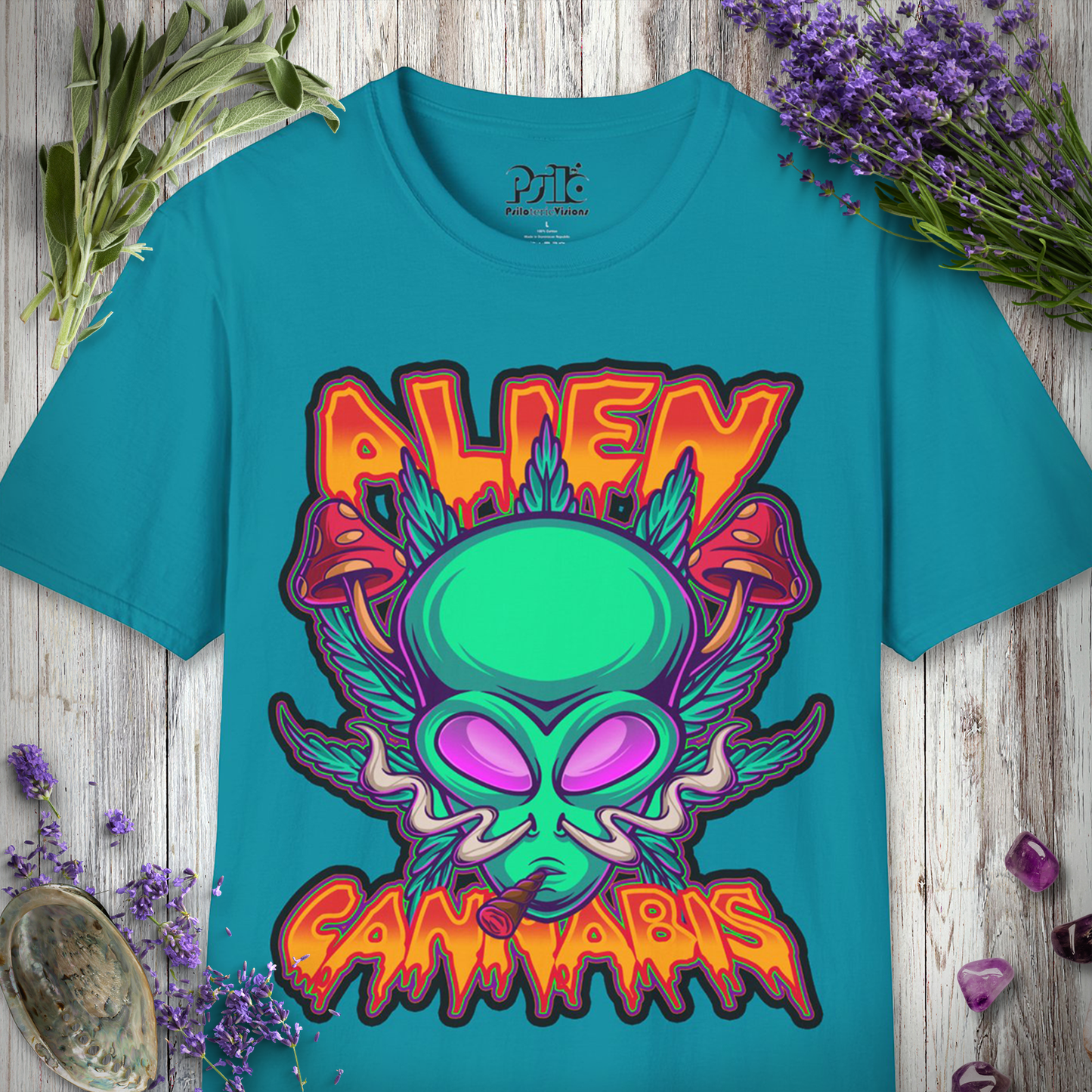 Alien Cannabis T-SHIRT