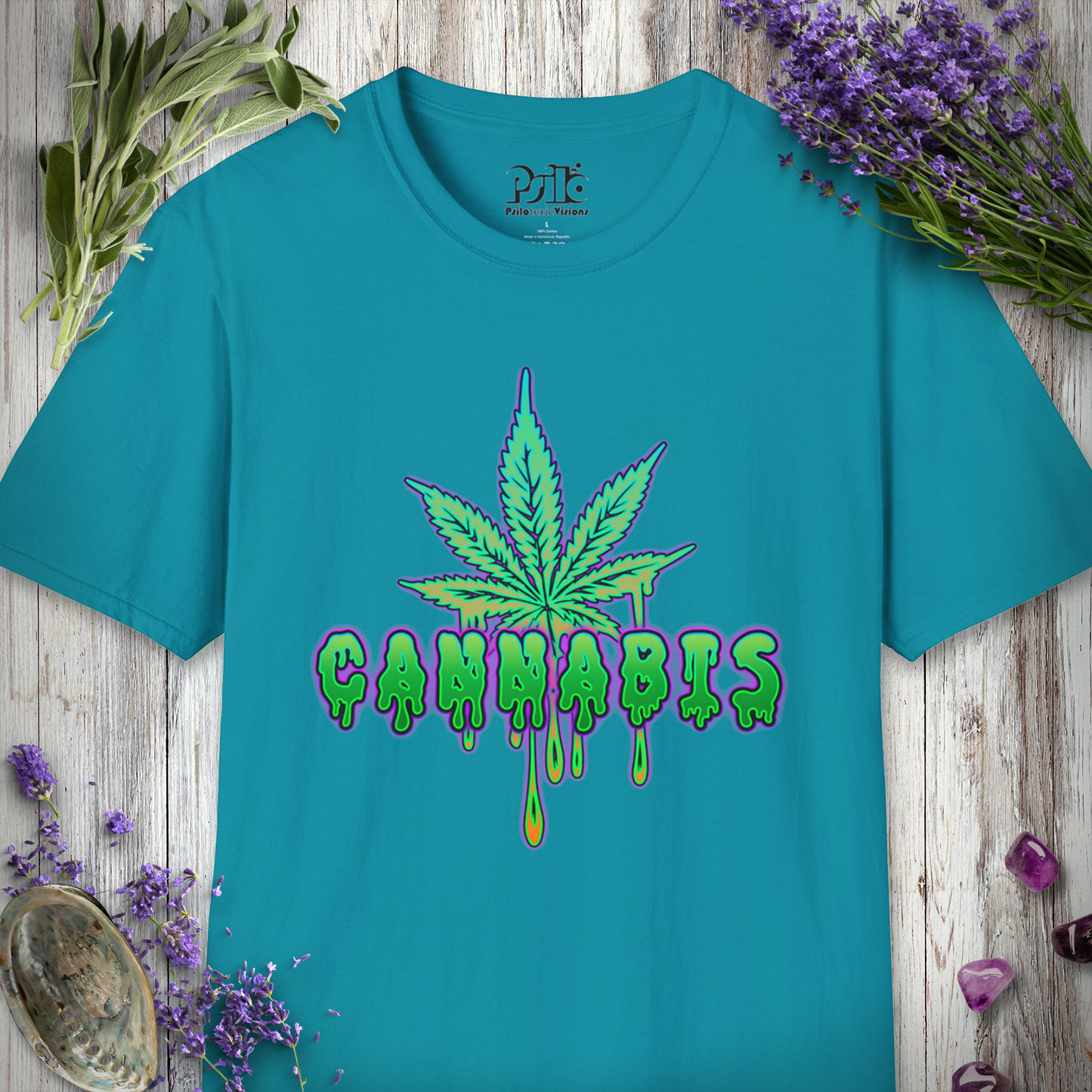 Trippy Cannabis T-SHIRT