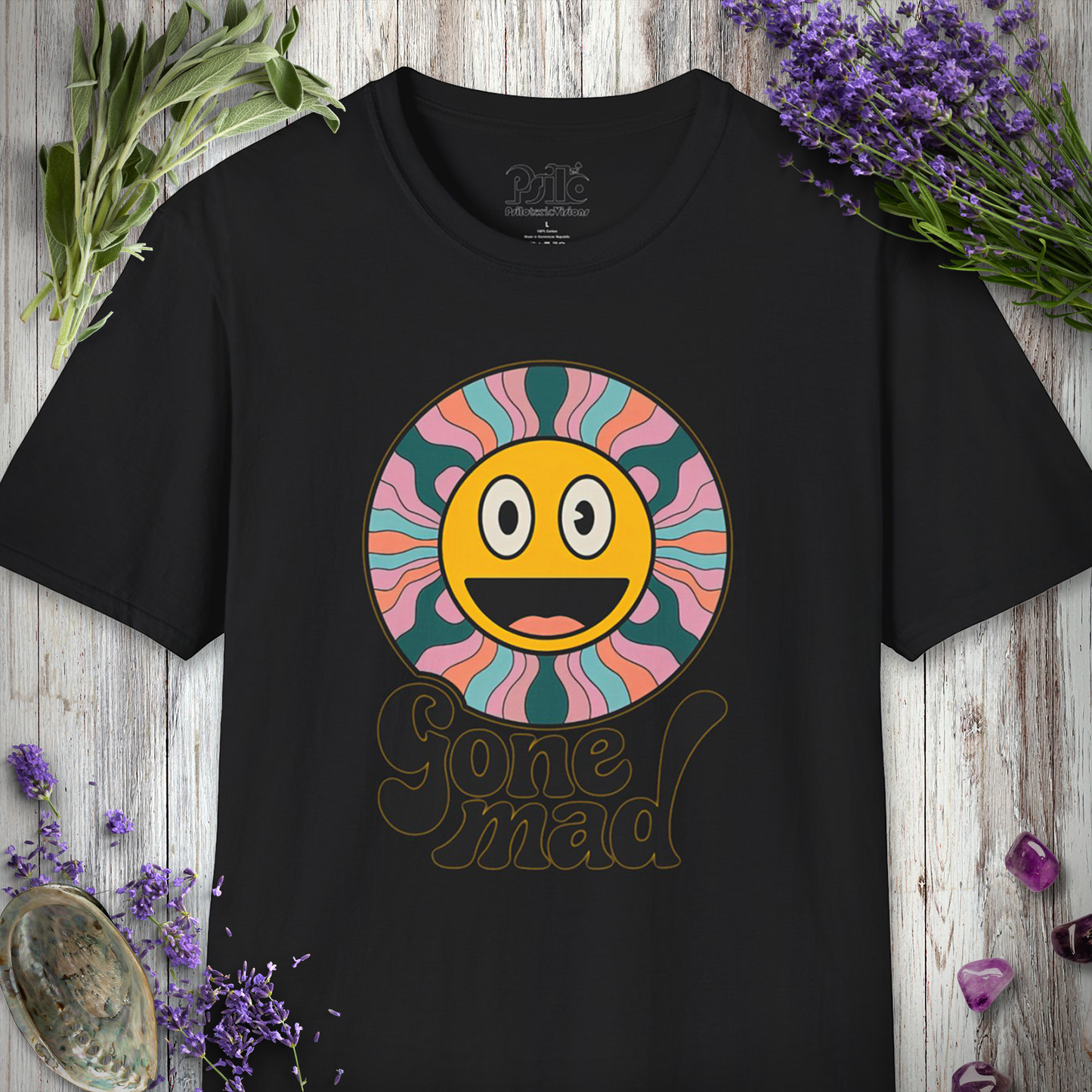 Gone Mad Smiley T-SHIRT