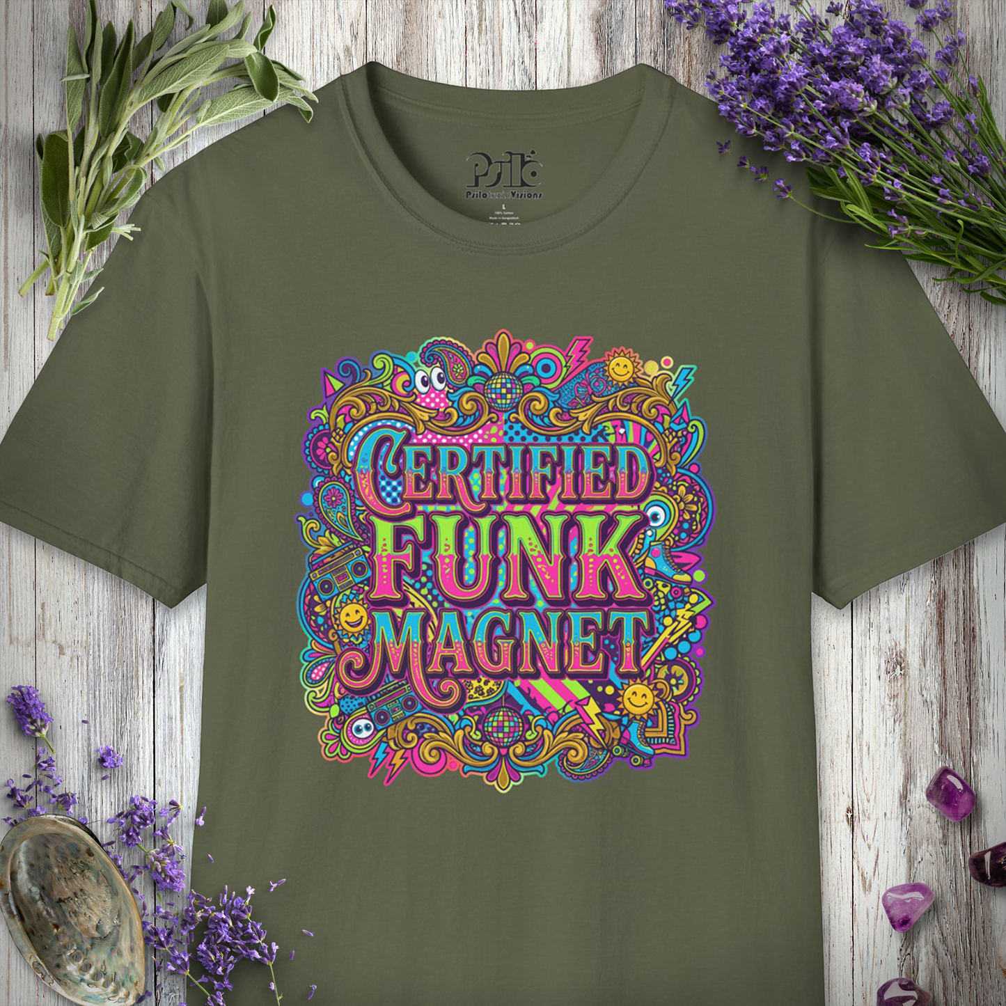 "Certified Funk Magnet" T-SHIRT