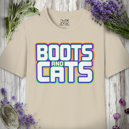 "Boots and Cats (Bold)" T-SHIRT