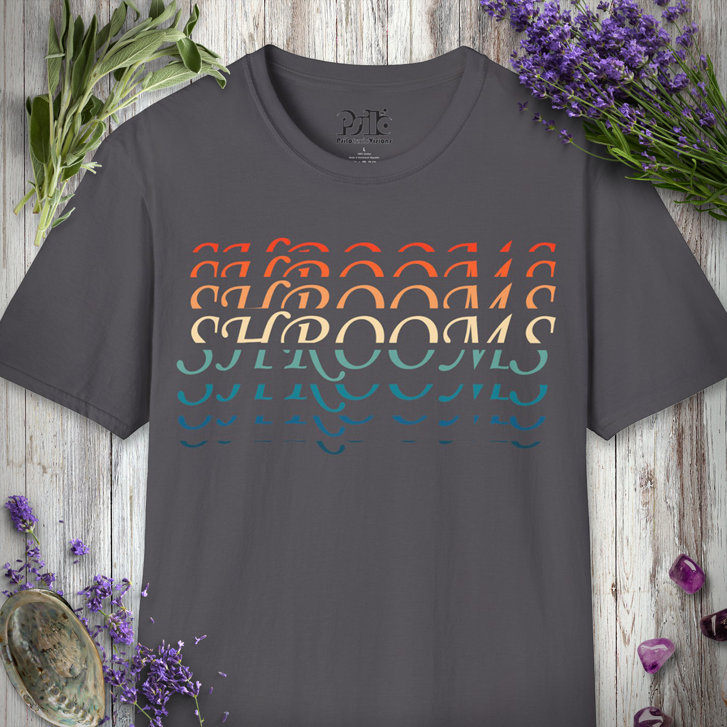 Shrooms Text Effect T-SHIRT