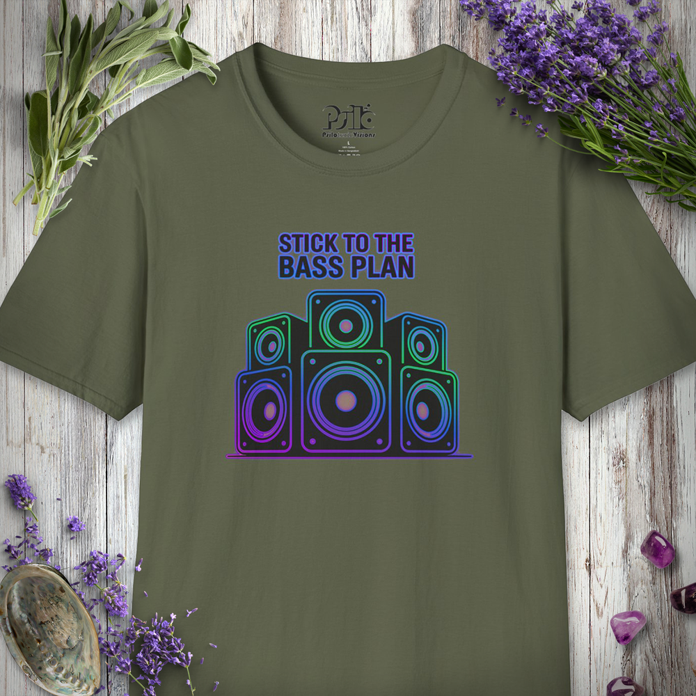"The Bass Plan (Colored)" T-SHIRT