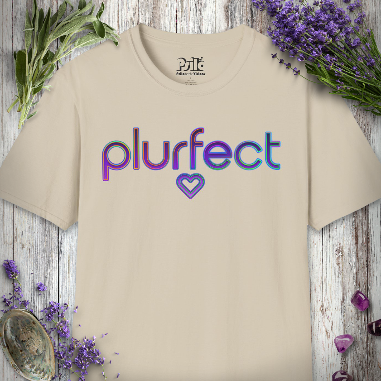 "Minimal Plurfect Heart" T-SHIRT