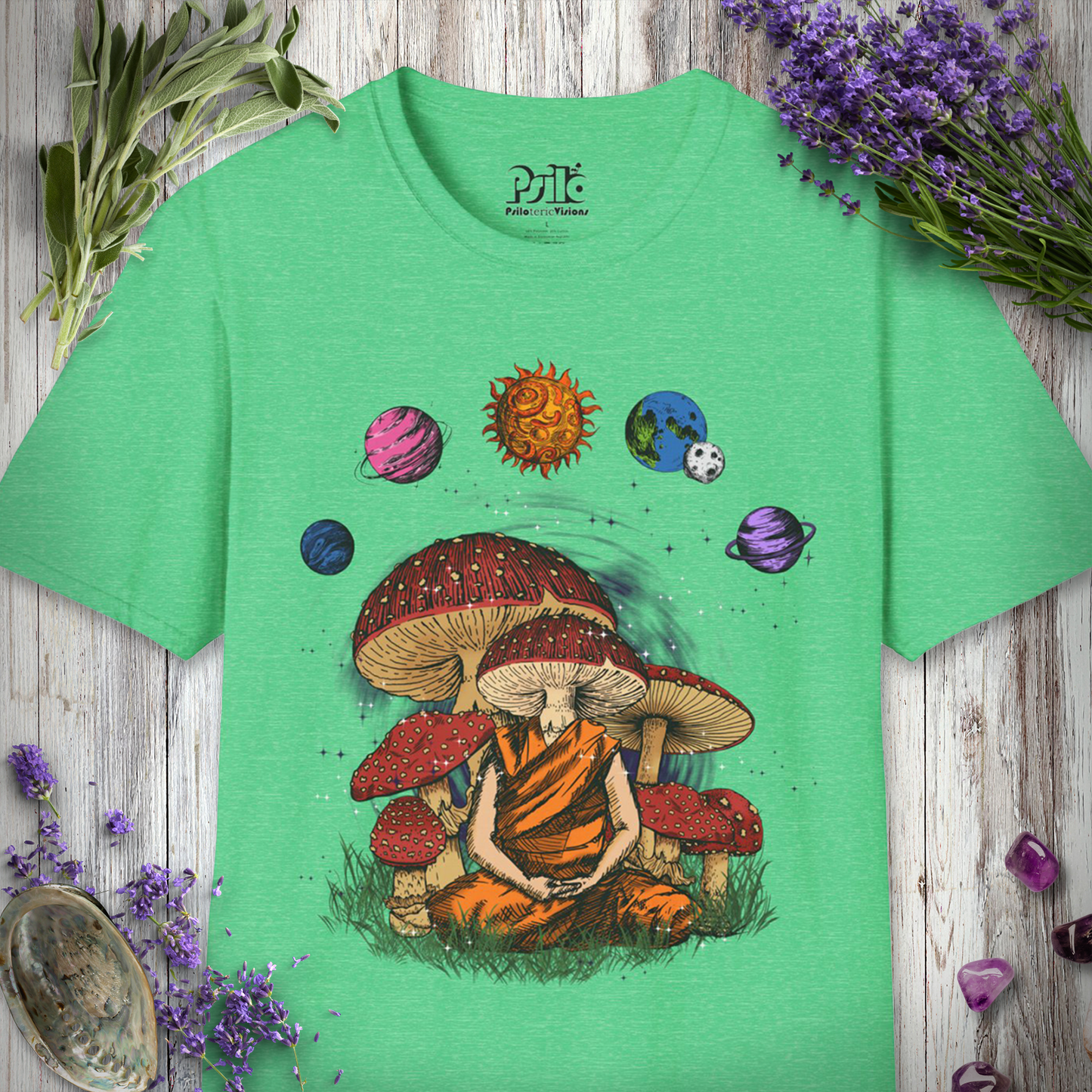 Buddhist Mushroom Head T-SHIRT