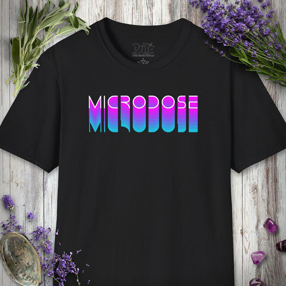 Microdose Text Effect T-SHIRT *